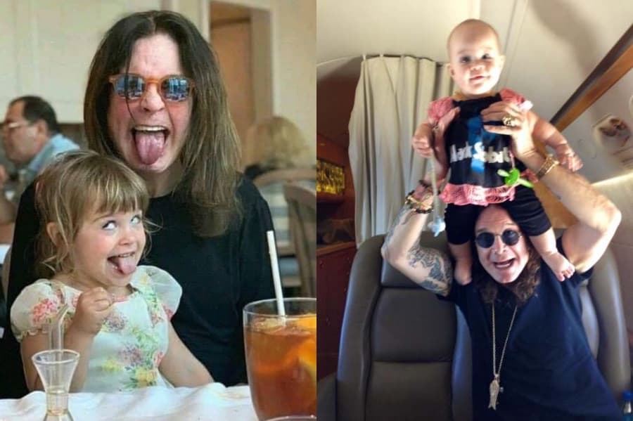 Ozzy Osbourne |: 12 abuelos famosos con sus nietos derretirán tu corazón | su belleza