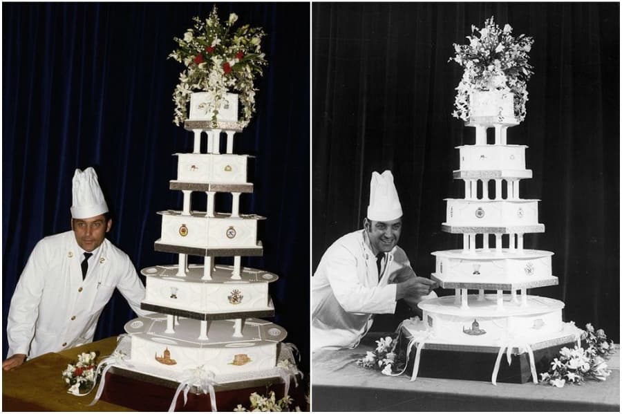 Pastel de bodas de flores de 40.000 dólares de la princesa Diana y el príncipe Carlos | 8 de los pasteles de boda más increíbles (y caros) del mundo | su belleza