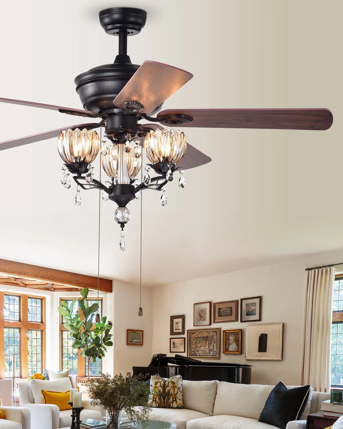 Ventilador de techo reversible | 9 trucos para mantenerse abrigado este otoño | su belleza