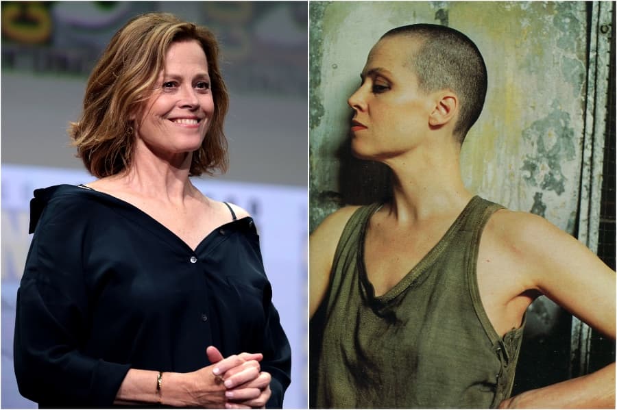 Sigourney Weaver |: 15 estrellas que se afeitaron la cabeza y lucieron | su belleza
