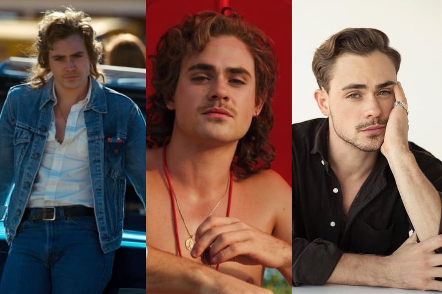 Billy - Dacre Montgomery | Cosas más extrañas elegidas después y ahora |: Su belleza