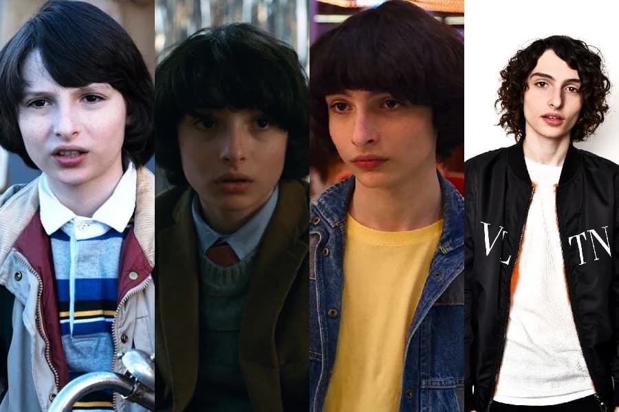 Mike - Finn Wolfhard | Cosas más extrañas elegidas después y ahora |: Su belleza