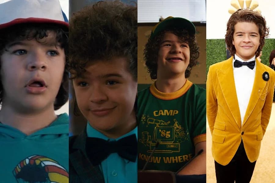 Dustin - Gaten Matarazzo | Cosas más extrañas elegidas después y ahora |: Su belleza
