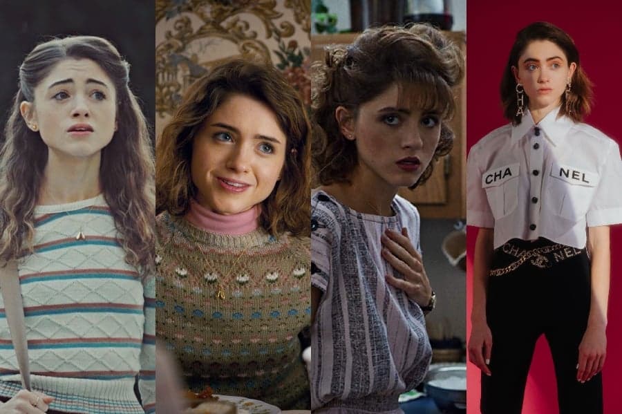 Nancy Wheeler - Natalia Dyer | Cosas más extrañas elegidas después y ahora |: Su belleza