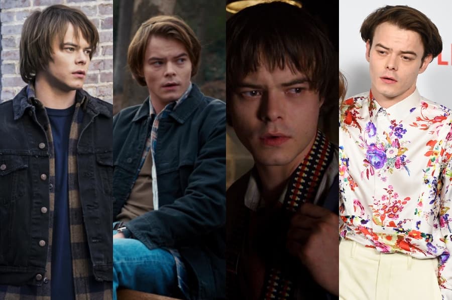 Jonathan Byers - Charlie Heaton | Cosas más extrañas elegidas después y ahora |: Su belleza