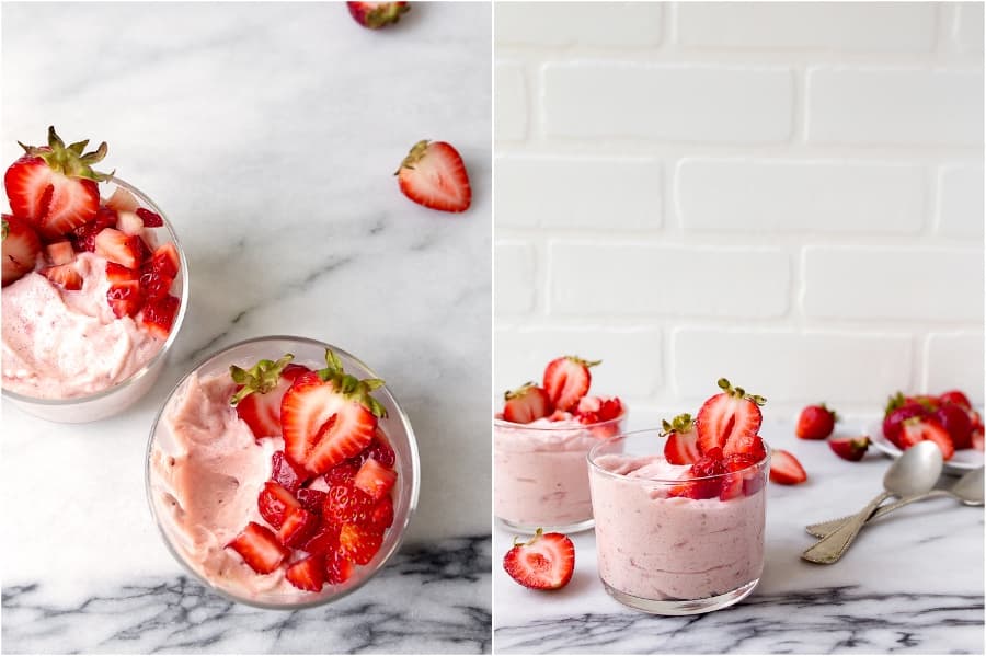 Mousse de fresa |: 6 mejores recetas de fresas para probar este verano | su belleza