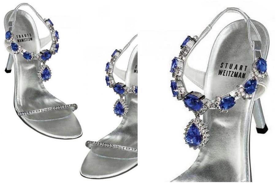 Tacones de tanzanita Stuart Weitzman: 2 millones de dólares | 9 zapatos más caros de todos los tiempos | su belleza