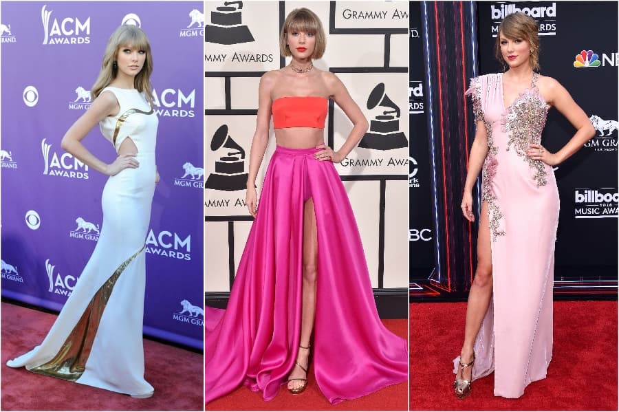 Taylor Swift |: 11 poses de celebridades famosas que probablemente nunca hayas notado | su belleza