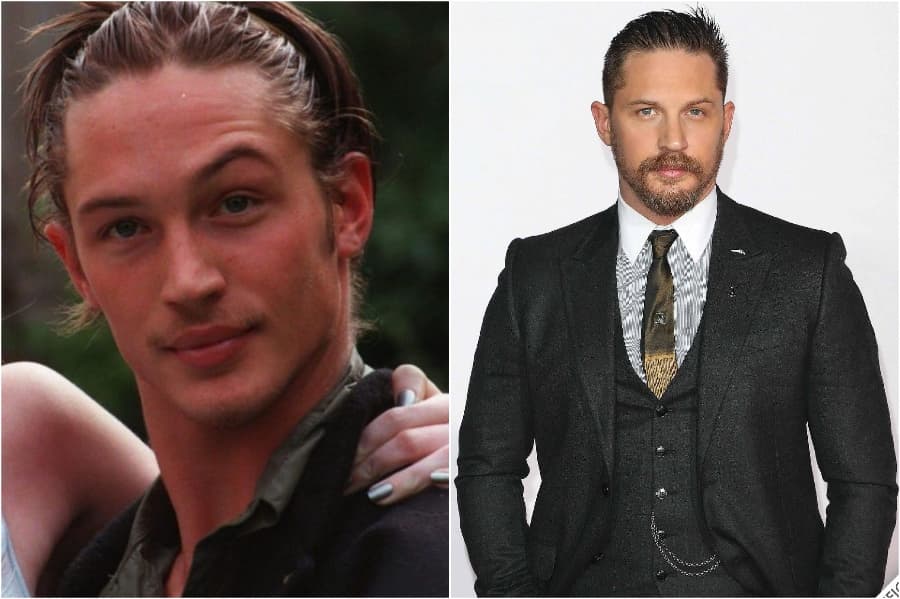 Tom Hardy | Cambios en la imagen de celebridades que no recordamos | su belleza