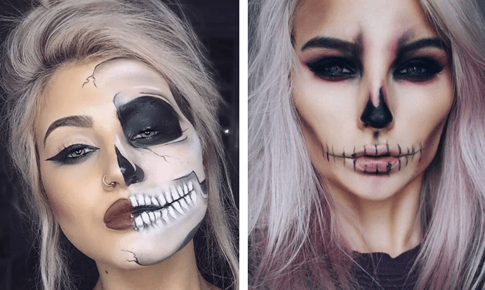 11 increíbles y espeluznantes propuestas de maquillaje para Halloween que debes experimentar este año.