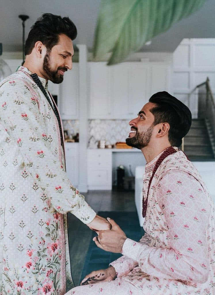 Pareja gay captura una magnífica boda tradicional india #5 | su belleza