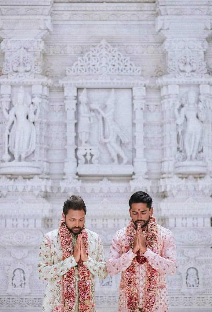 Pareja gay captura una magnífica boda tradicional india #6 | su belleza