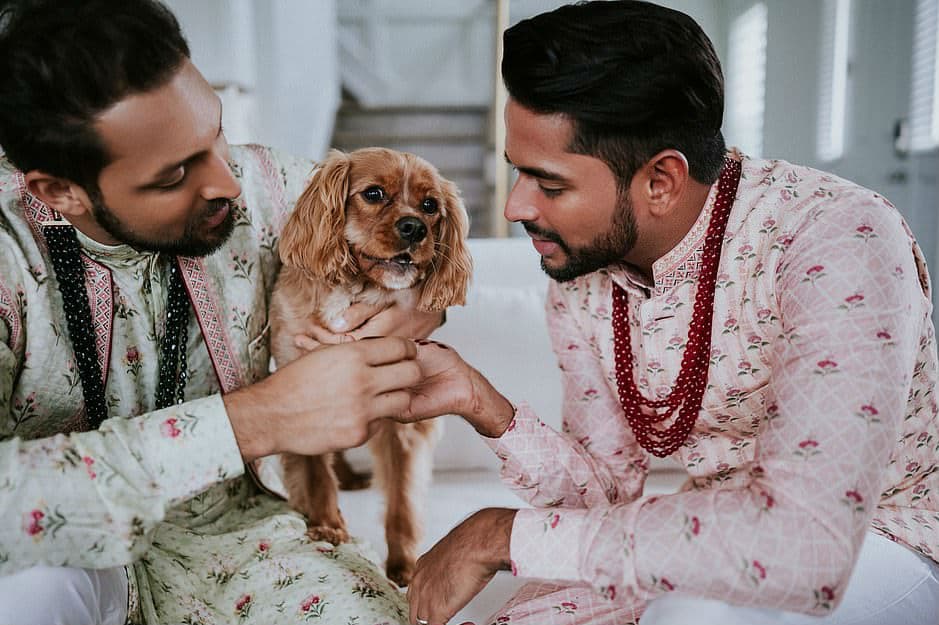 Pareja gay captura magnífica boda tradicional india #7 | su belleza