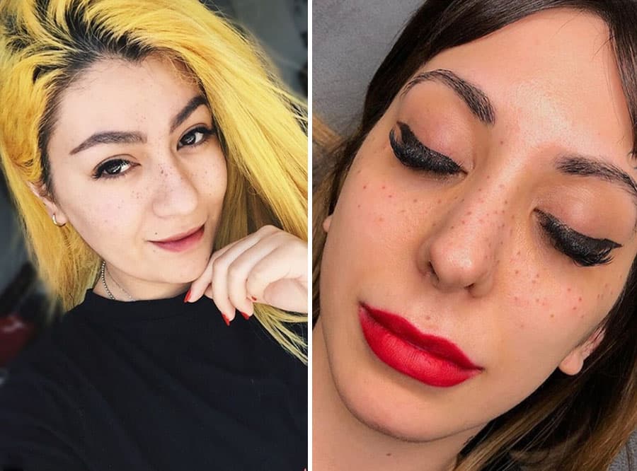 Pecas de tinta | 8 nuevas tendencias de belleza que toda chica con estilo debería seguir (no más de 6 abdominales) Her Beauty