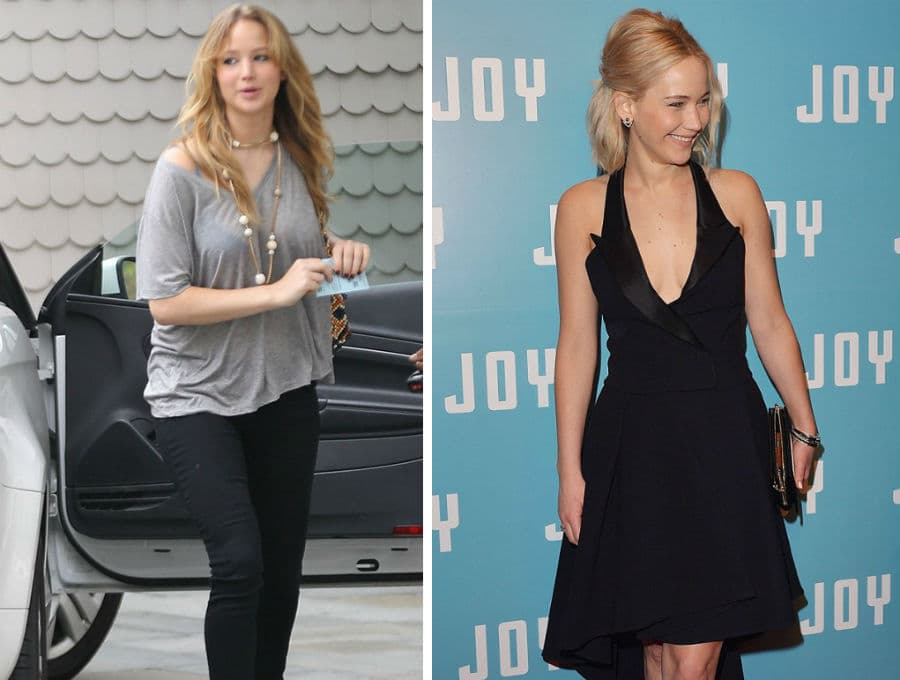 Jennifer Lawrence |: Celebridades que se pusieron súper delgadas | su belleza