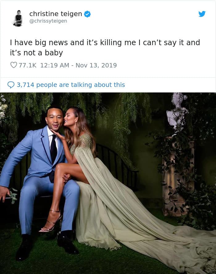 El hombre vivo más sexy John Legend es nombrado el hombre vivo más sexy de 2019, su esposa Chrissy Teigen se convierte en su mayor troll | su belleza