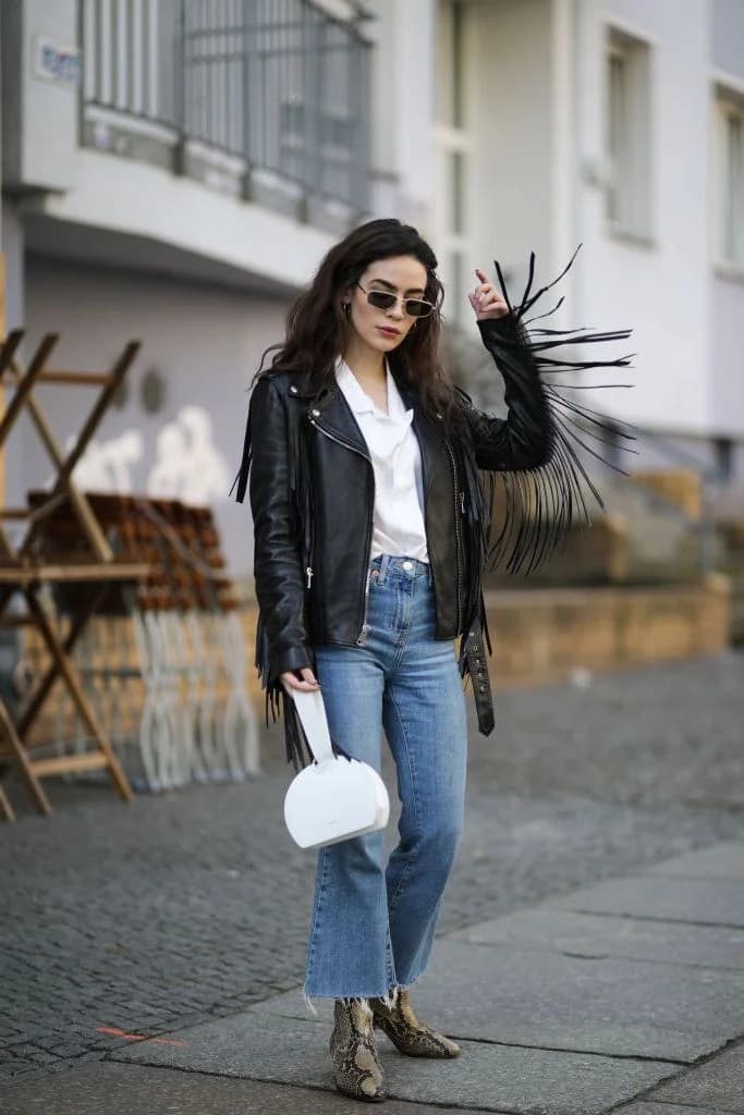 Chaquetas de cuero con flecos: 9 mejores ideas para combinar con chaquetas de cuero |: Su belleza