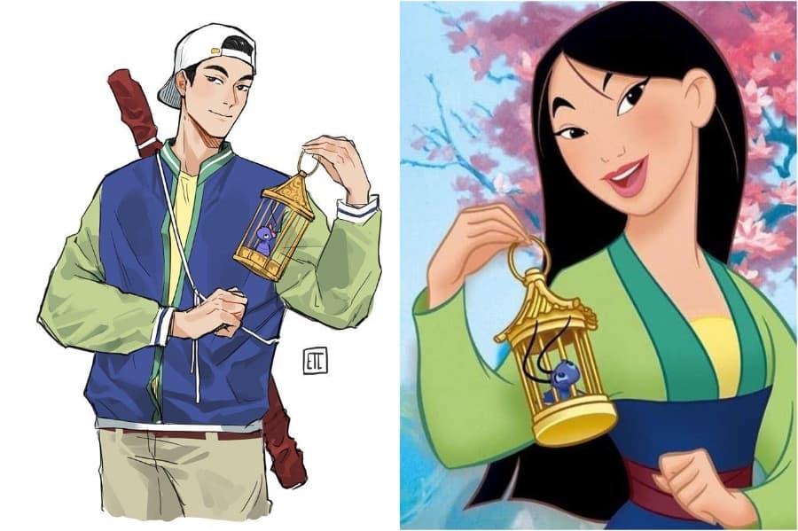 Mulan |: Si las princesas de Disney fueran niños | su belleza