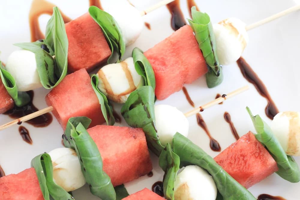 Brocheta de balsámico de sandía |: HerBeauty:
