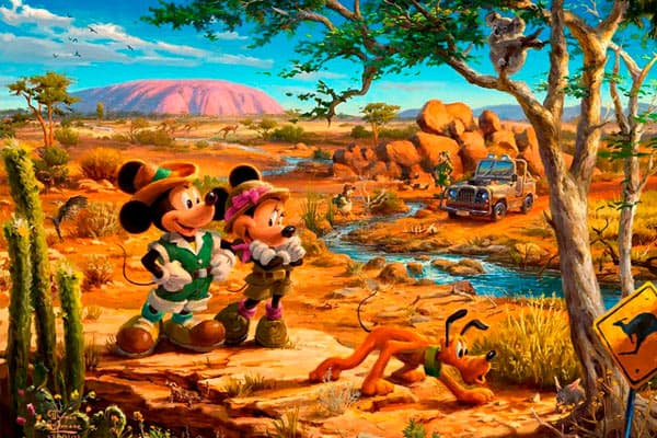 increíbles pinturas de Disney