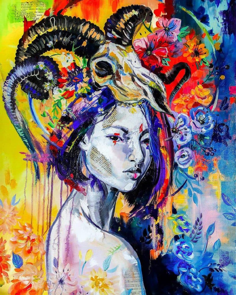 Increíbles retratos de mujeres según los signos del zodíaco.