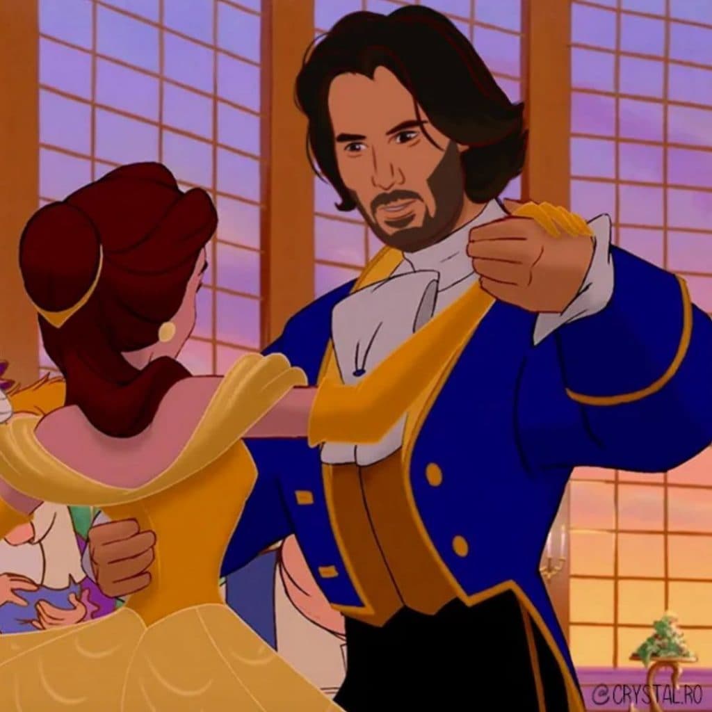 Keanu Reeves reinventado como tus príncipes favoritos de Disney Todo lo que necesitas ver