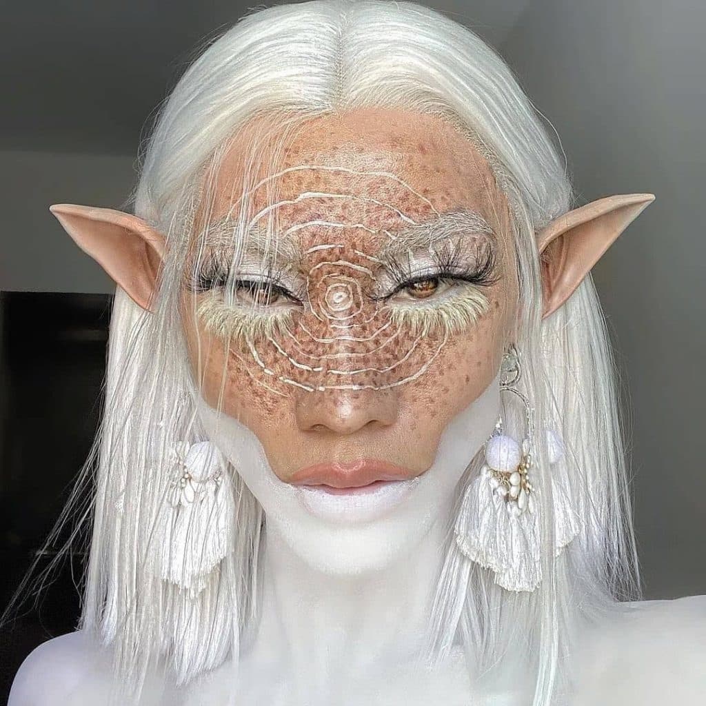 Magno fantástico que es una mezcla de belleza y reptiles