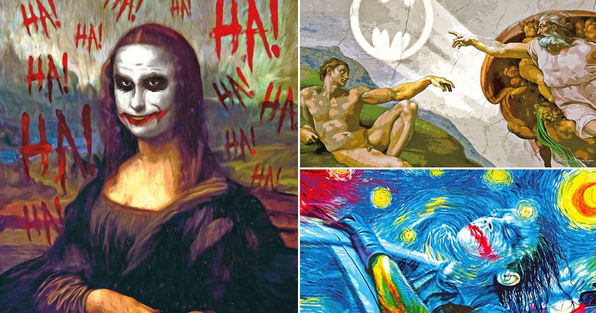 Vardan Garnikyan. Cuando Batman Pop Art se encuentra con imágenes clásicas