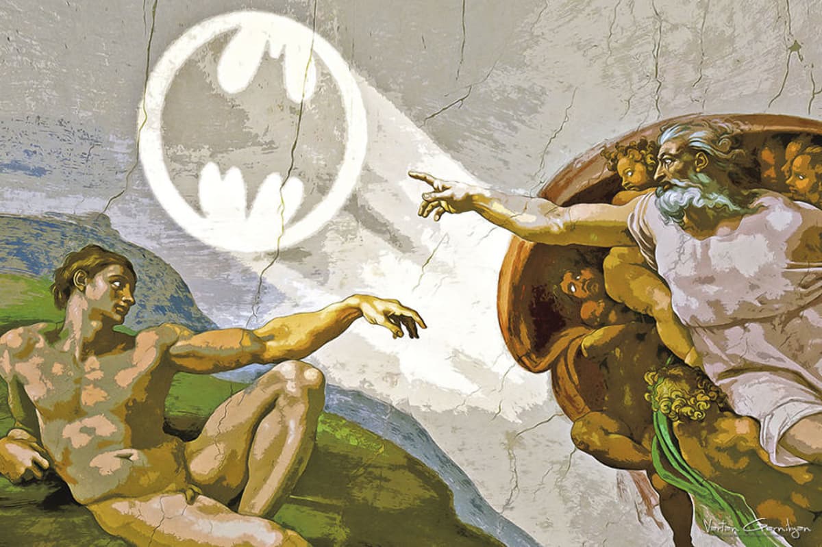 Cuando Batman Pop Art se encuentra con las imágenes clásicas 10