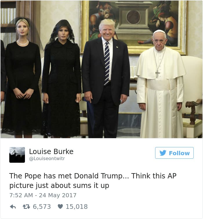 20 Reacciones más divertidas para "conocer al Papa de Roma"
