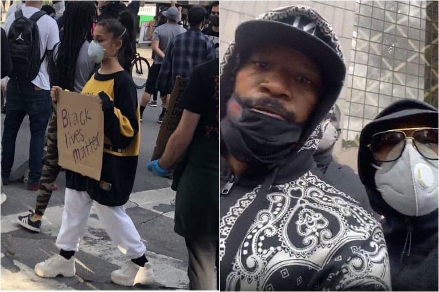 Celebridades se suman a la manifestación por George Floyd