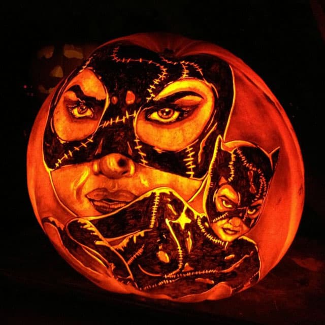 Talla de calabaza de Halloween
