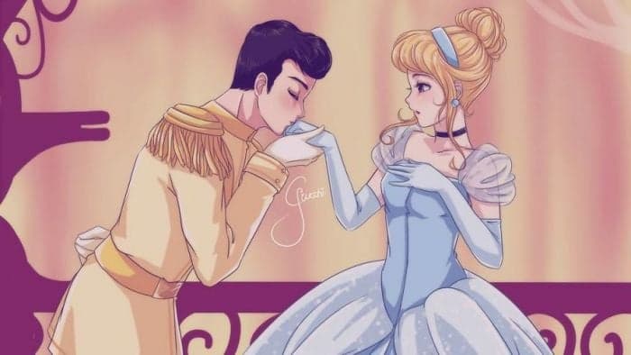 Los famosos personajes de Disney son reimaginados en un estilo de anime.