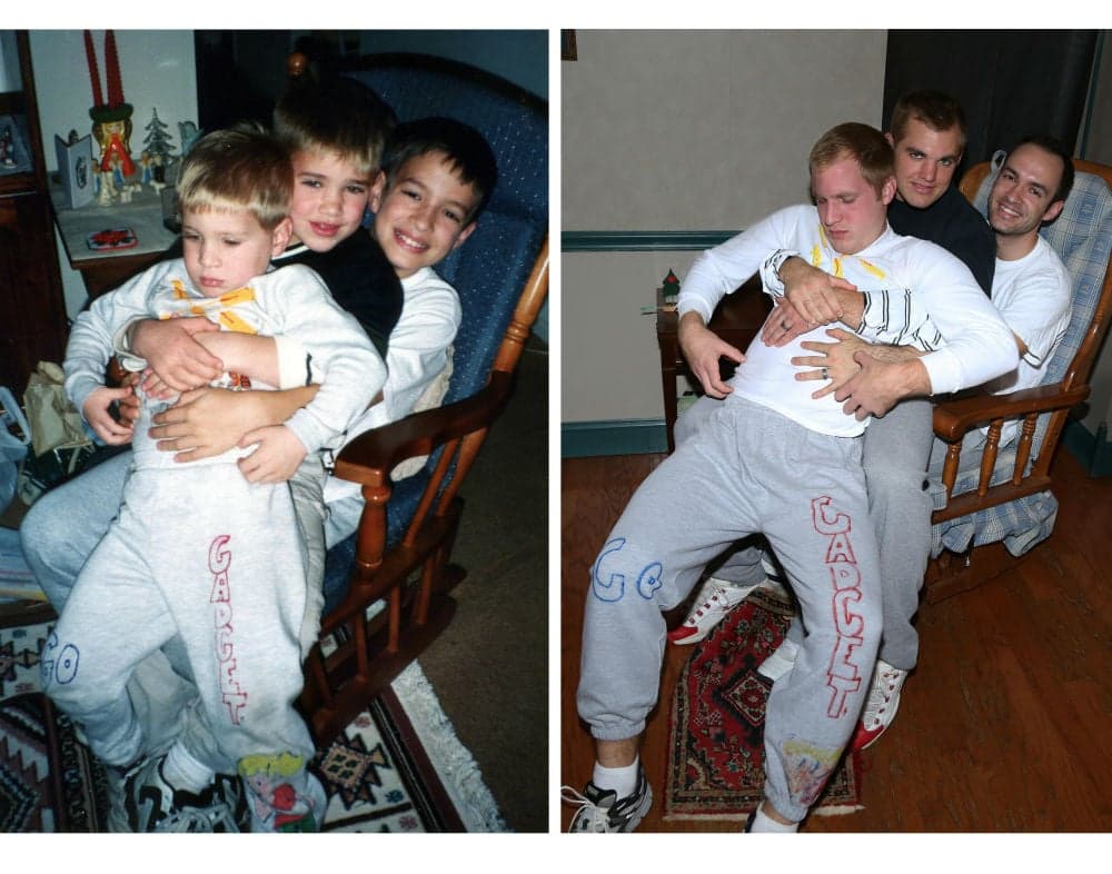 Tres hermanos-reunificación-su infancia-Photos-a-Gift-their-madre -10