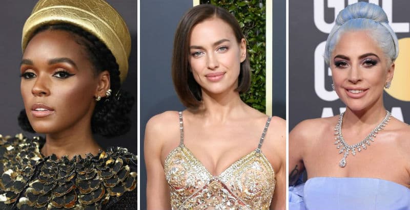 Los 12 looks de belleza más destacados de los Globos de Oro 2019.
