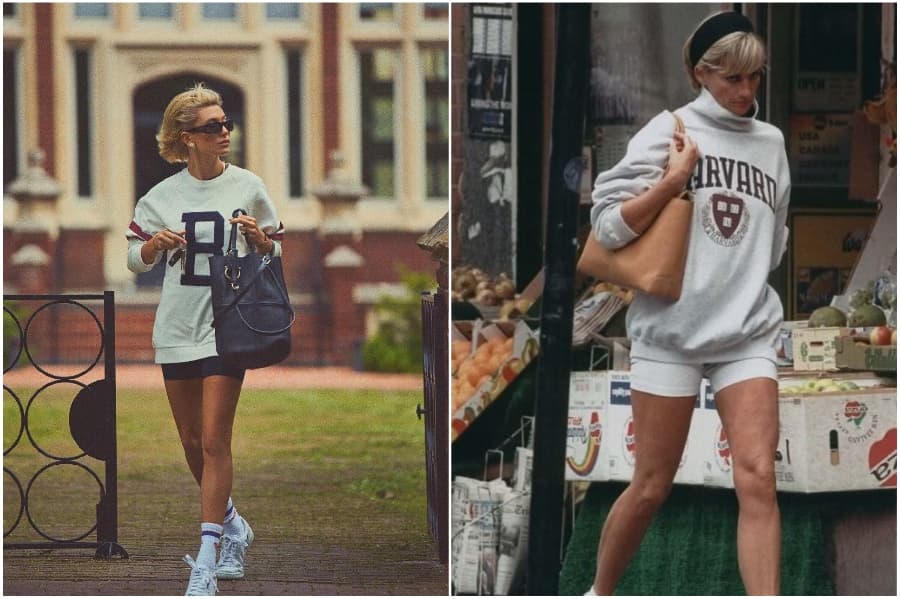 Hailey Bieber evoca la esencia de la princesa Diana en su sesión fotográfica para Vogue.
