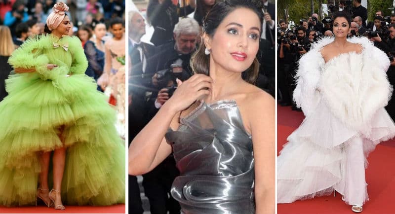 Deslumbrantes beldades indias que capturaron miradas en Cannes 2019.