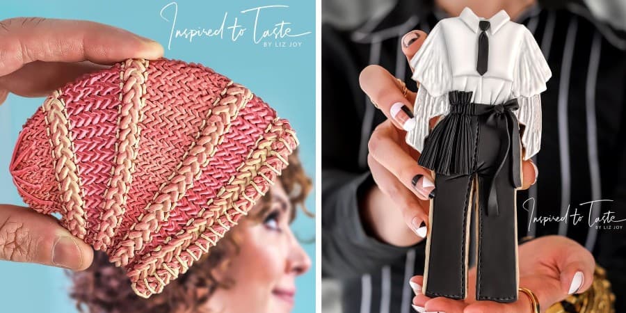 Ropa de alta costura elaborada con galletas