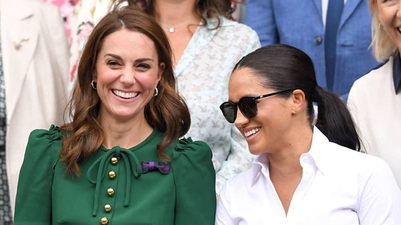 Meghan Markle y Kate Middleton antes de su entrada en la familia real.