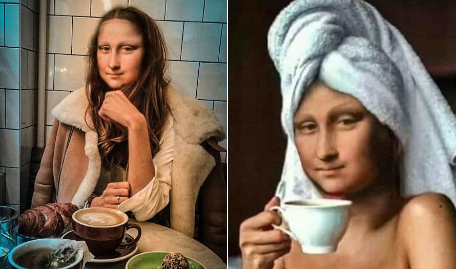 La Mona Lisa ha sido reinterpretada en la contemporaneidad.