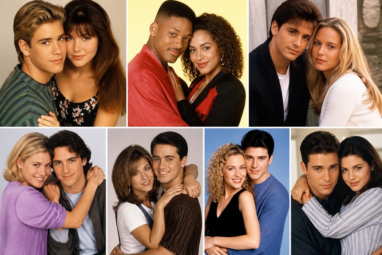 7 parejas icónicas de los 90 y qué fue de sus actores