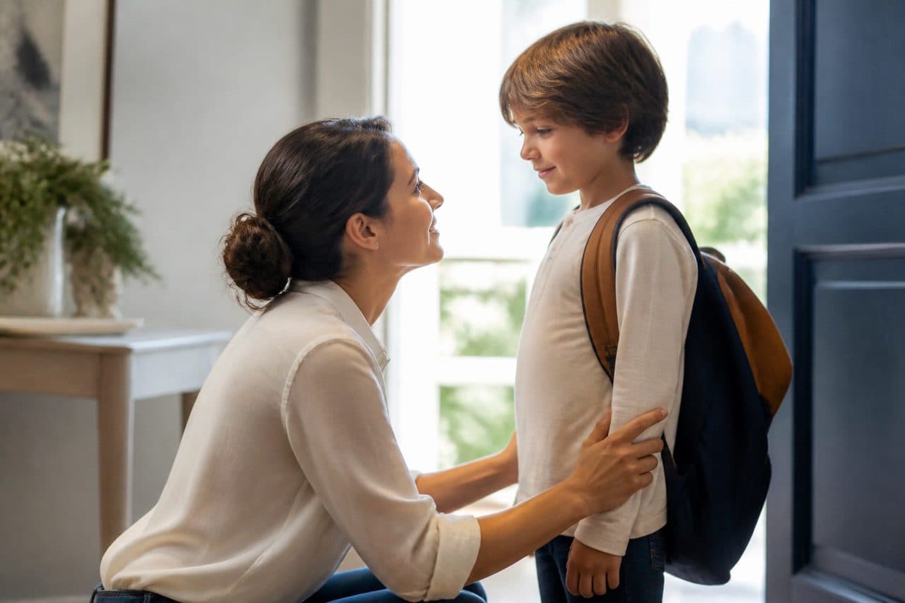 La mentira de una madre para que su hijo partiera sin miedo