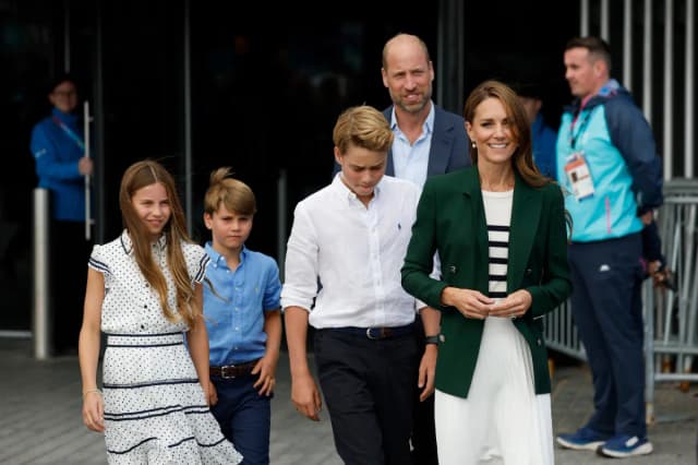 Los hijos del príncipe William y Kate Middleton se ven más grandes que nunca en los Juegos de la Commonwealth.