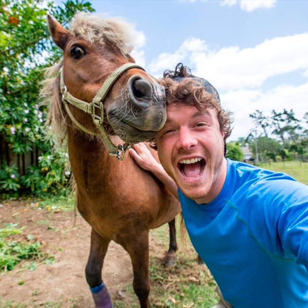 selfies con animales