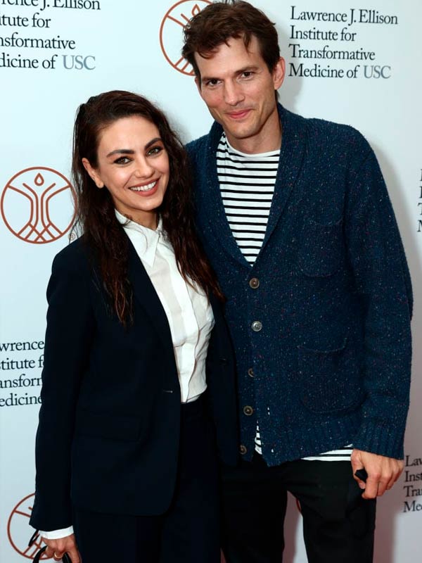 Ashton Kutcher y su esposa