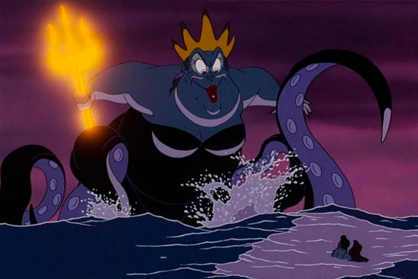 la Sirenita de acción real y el clásico de Disney