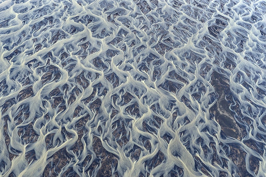 Escena de 5 río Islandia