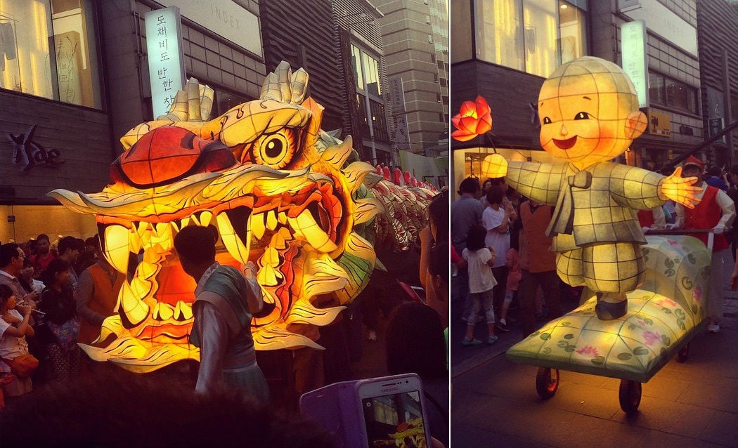 Festival Lotus Lantern en Seúl, Corea