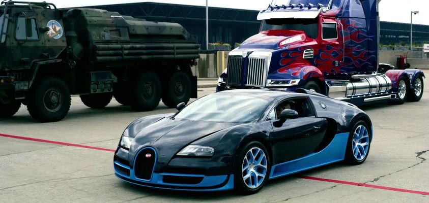 Bugatti Veyron Grand Sport Vitesse | 6 mejores superdeportivos en películas | Bayas cerebrales