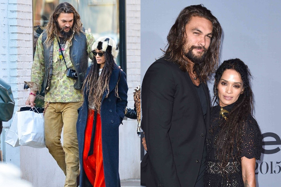 Jason Momoa y Lisa Bonet | 10 parejas famosas con la diferencia de la mayor altura | Cerebro
